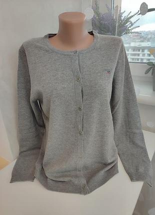Новий сірий кардиган gant