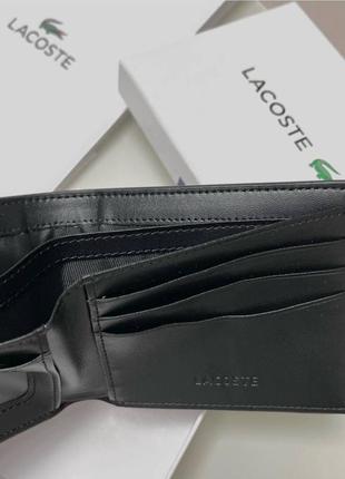 Чоловічий брендовий гаманець lacoste3 фото