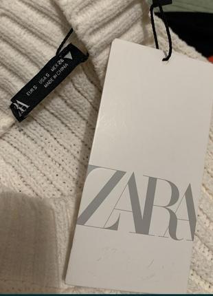 Майка топ zara молочного цвета с биркой6 фото