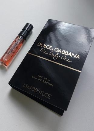 Женская парфюмированная вода пробник dg dolce &gabbana the only one