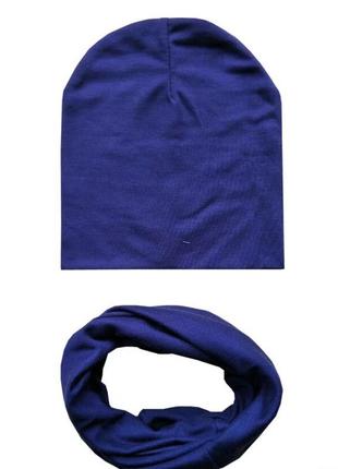 Шапка и шарф хомут демисезон, набор детский зима шапка и шарф хомут плюс перчатки4 фото