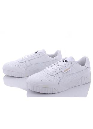 Женские классические кроссовки puma white женские классические демисезонные кроссовки бежевы, бежевые, серые9 фото