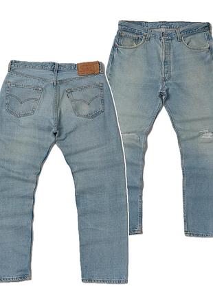 Levis 501 vintage blue jeans (1995)человечи джинсы