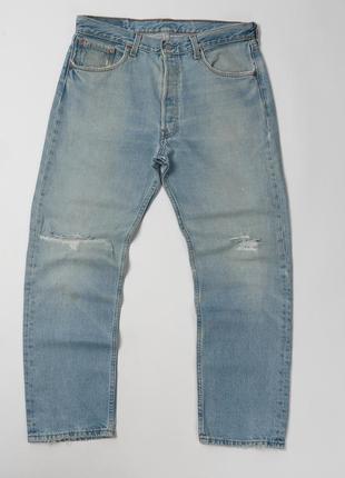 Levis 501 vintage blue jeans&nbsp;(1995)человечи джинсы2 фото