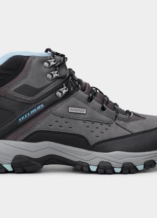 Полуботинки  трекинговые женские skechers selmen my turf charcoal