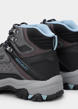 Полуботинки  трекинговые женские skechers selmen my turf charcoal7 фото