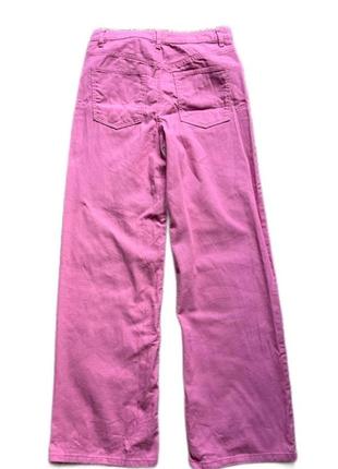 Розовые широкие штаны2 фото