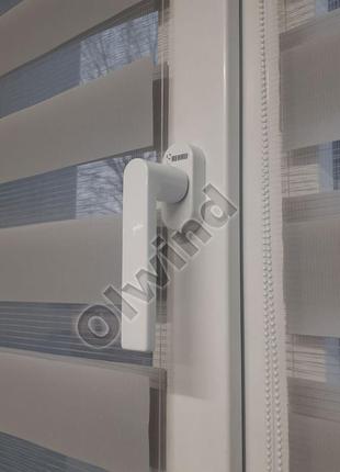 Віконна ручка rehau linea design secustik біла, рехау лінія дизайн протизламна ручка для вікна