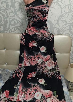 💮красивое платье на одно плече макси🌺