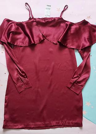 Новое коктелтное платье boohoo