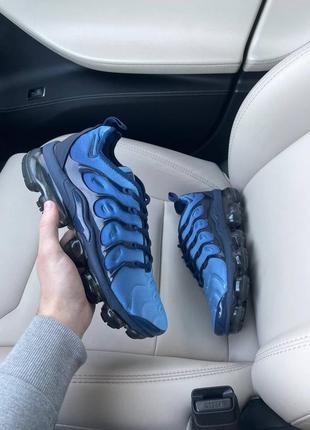 Кросівки жіночі / чоловічі сині nike vapormax plus obsidian