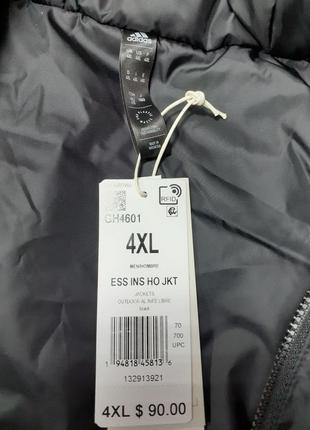 Adidas демисезонная куртка большого размера, батальный размер, оригинал, 4xl8 фото