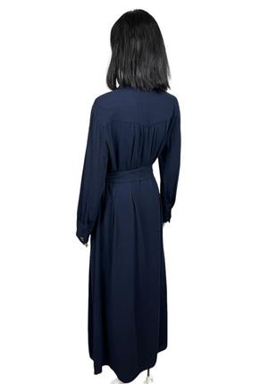 Платье из тонкой шерсти с вискозой massimo dutti7 фото
