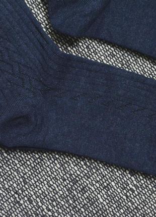 Новые синие мужские носки жатымир handmade2 фото