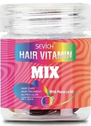 Капсули mix для волосся sevich мікс міні2 фото
