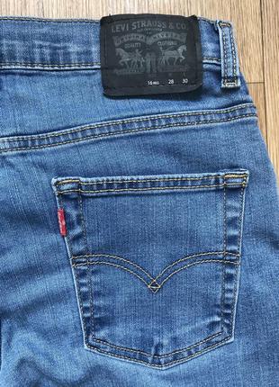 Джинсы levis 511 slim размер w28 l30