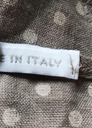 Eco italy блуза італійська льняна рубашка оверсайз  туніка льняна3 фото