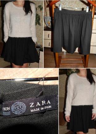 Черная юбка zara