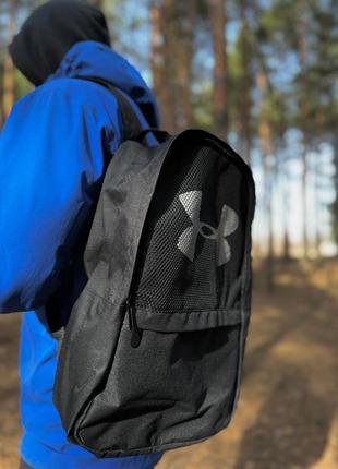 Рюкзак якісний зручний повсякденний under armour міський портфель чорний для підлітка спортивний4 фото