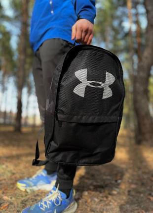 Рюкзак якісний зручний повсякденний under armour міський портфель чорний для підлітка спортивний6 фото