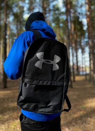 Рюкзак якісний зручний повсякденний under armour міський портфель чорний для підлітка спортивний7 фото