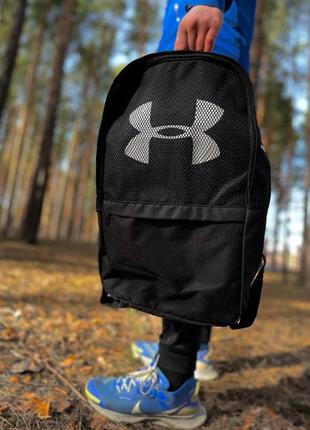 Рюкзак качественный удобный повседневный under armour городской портфель черный для подростка cпорт2 фото