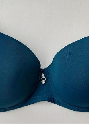 Бюстгальтер fnniss гладкий с пушап темно зеленый 95d 679