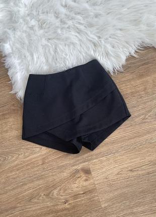 Шорты юбка из плотной ткани uvmoda размер xs8 фото