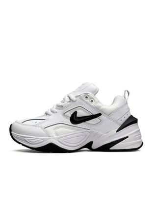 Демісезон nike m2k tekno "white black"