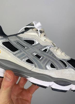 Кроссовки asics gel nyc clay grey black9 фото