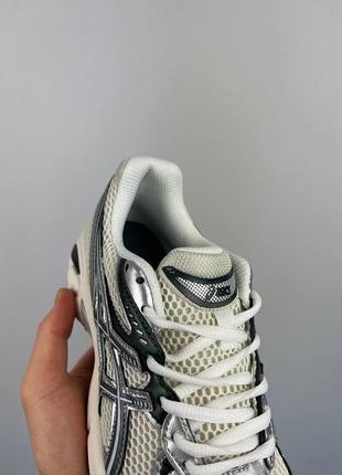 Кроссовки asics 1968-2160 white silver black8 фото