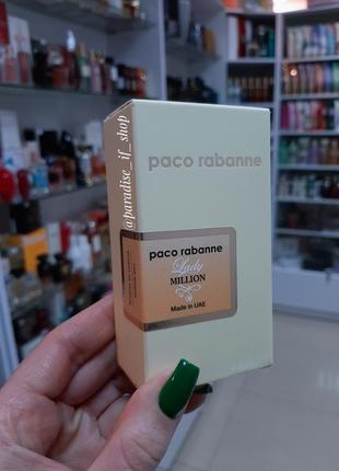 Paco rabanne lady million &lt;unk&gt; сладкий парфюм цветочный!