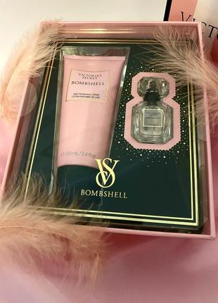 Оригинальный набор victoria’s secret bombshell mini fragrance duo