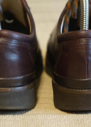 Отличные темно-коричневые кожаные туфли bally швейцария 5 1/2 р. ( 25 см.)9 фото