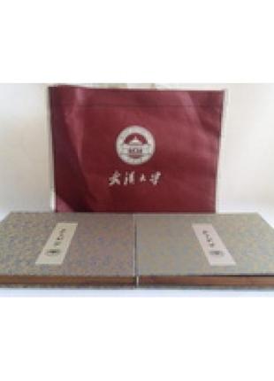Набор деревянных закладок для книг wuhan university, в подарочной упаковке