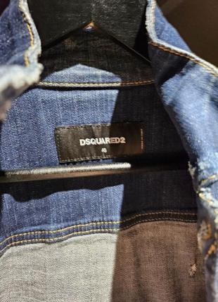 Мужская джинсовая куртка dsquared 2. оригинал3 фото