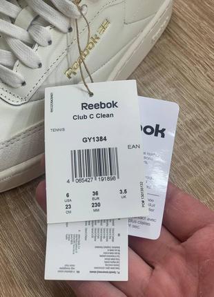 Кроссовки. reebok кроссовки. reebok club c clean. оригинал из европы.10 фото