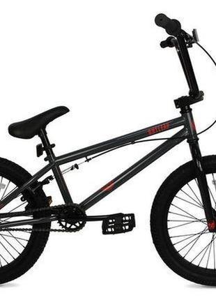 Велосипед bmx 20" outleap clash 2021, gray сірий, l (170-185 см)1 фото