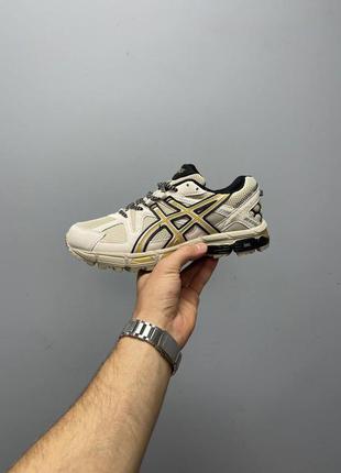 Кроссовки asics gel-kahana 8 grey yellow4 фото