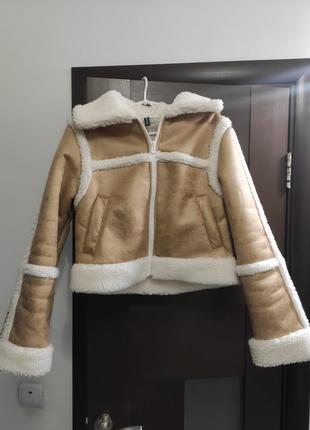 Куртка дублянка h&m
