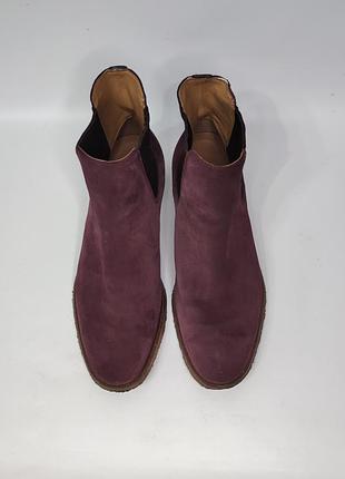 Clarks замшевые ботинки челси 4