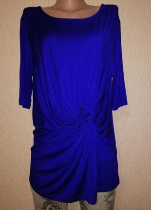 Красивая, яркая женская кофта, блузка 18 размер tu1 фото