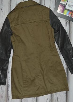 Куртка косуха комбинированная( на.кожа), l4 фото