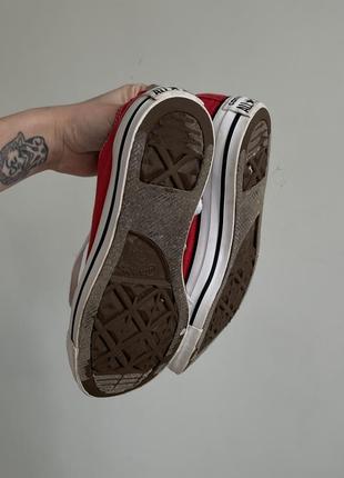 Красные оригинальные converse9 фото