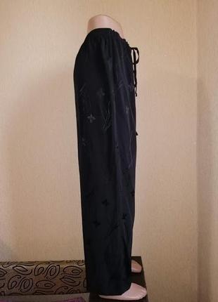 Стильные легкие женские черные брюки, штаны yessica3 фото