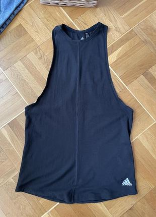 Adidas original спортивна майка чорного кольору оригінал tank top nike asics reebok alo sport4 фото