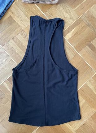 Adidas original спортивна майка чорного кольору оригінал tank top nike asics reebok alo sport7 фото