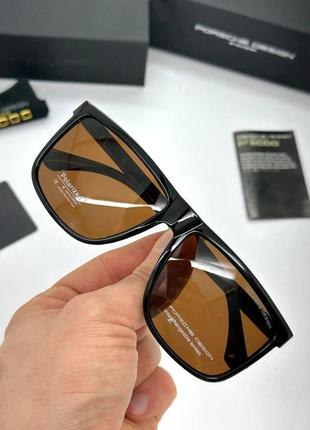 Сонцезахисні чоловічі окуляри оправа пластик лінзи polarized на середнє обличчя6 фото