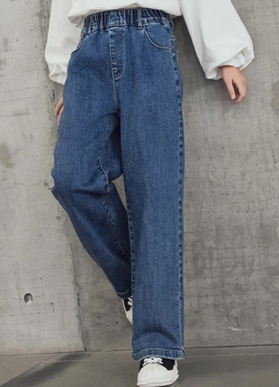 Модные джинсы для подростков 2 цвета 1903мо4 фото