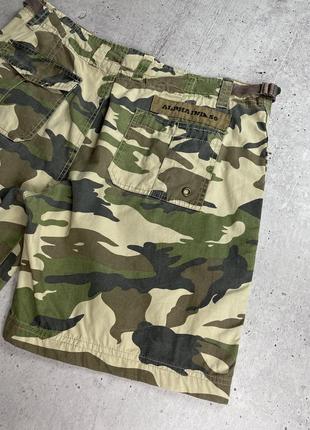 Шорты карго камуфляжные alpha industries camo6 фото